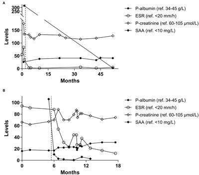 Successful Treatment of AA Amyloidosis in Ankylosing Spondylitis Using Tocilizumab: Report of Two Cases and Review of the Literature